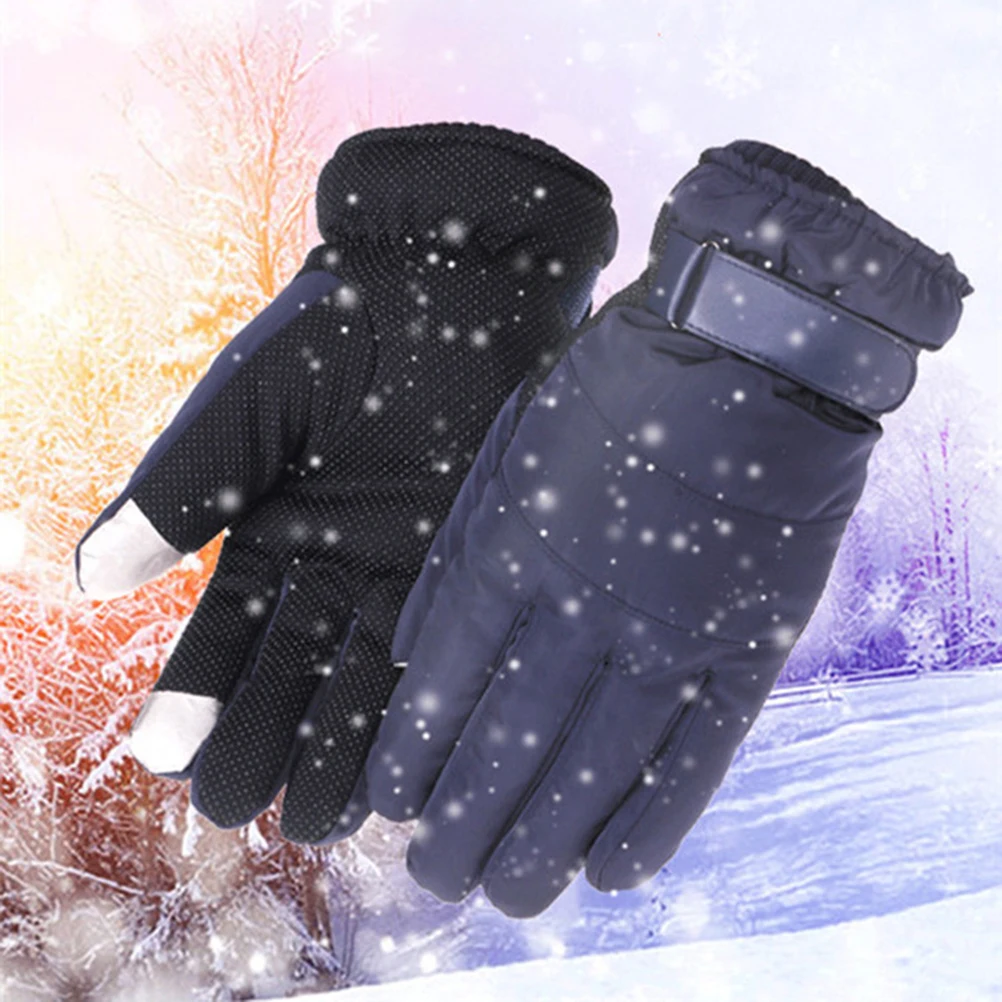 

Gloves Touch Screen Unisex Ski Universal Winter for Cold Weather Men and Women Finger