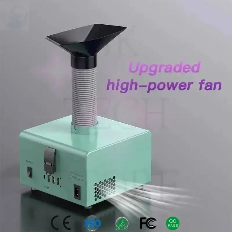 

SIKO SK-102 Soldering Fume Extractor Filter Smoke 150W High Power Soldering Iron Station With LED Light More Than 98% Efficiency