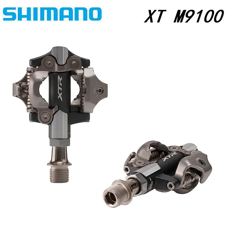 SHIMANO XTR PD-M9100 S1 Competition SPD XC MTB Wał pedału rowerowego bez klamry 9/16 \