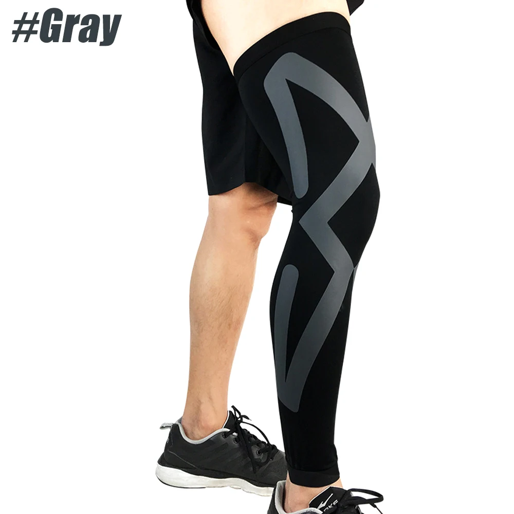 1Pcs Compression Long Leg Sleeve for Knee Protection,Pain Relief,Improved Blood Circulation,Basketball Football Accessories