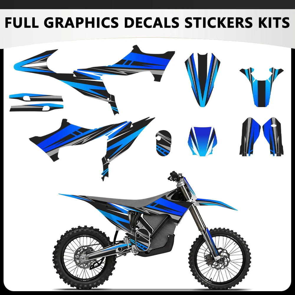 Fit For Stark Future Varg Motorcycle Body Background Graphics Decals Protection Anti-scratch Stickers Kit Customize