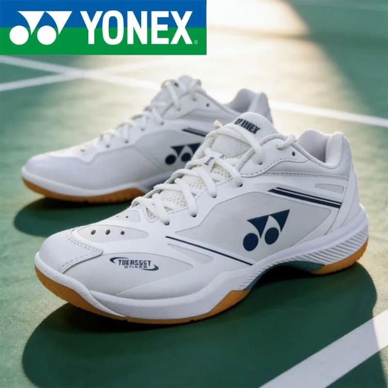 

YONEX Power Cushion 65Z4 4th Gen Professional Badminton Shoes, Shock Absorbing Anti-Slip Indoor Court Sneakers Tennis Shoes