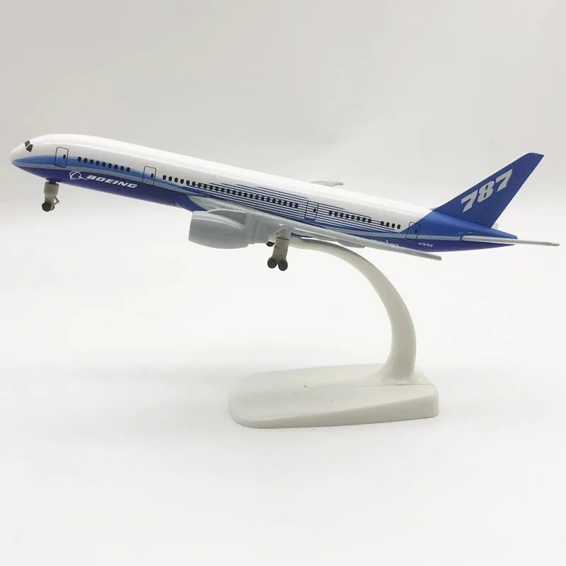 

20cm Dreamliner Original B787 Prototype Model Aircraft Toy B787 Airlines Alloy Metal Child Toy Plane Miniature Airplane