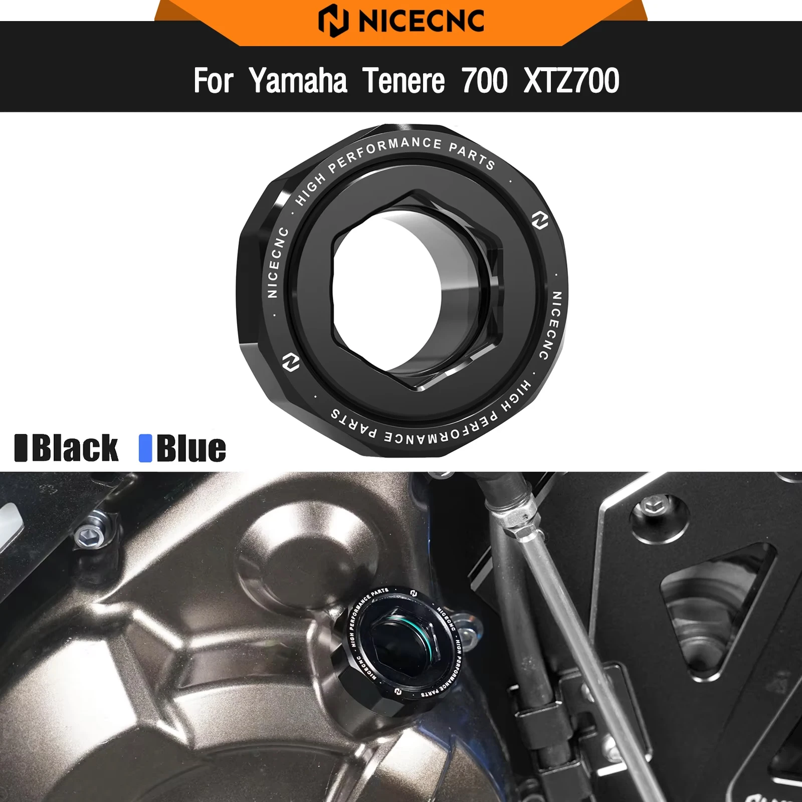 

For Yamaha 2019-2024 Tenere 700 XTZ 700 Engine Oil Filler Cap Plug Tenere 700 World Raid SUPER TENERE XTZ1200ES MT-07 2018-2023