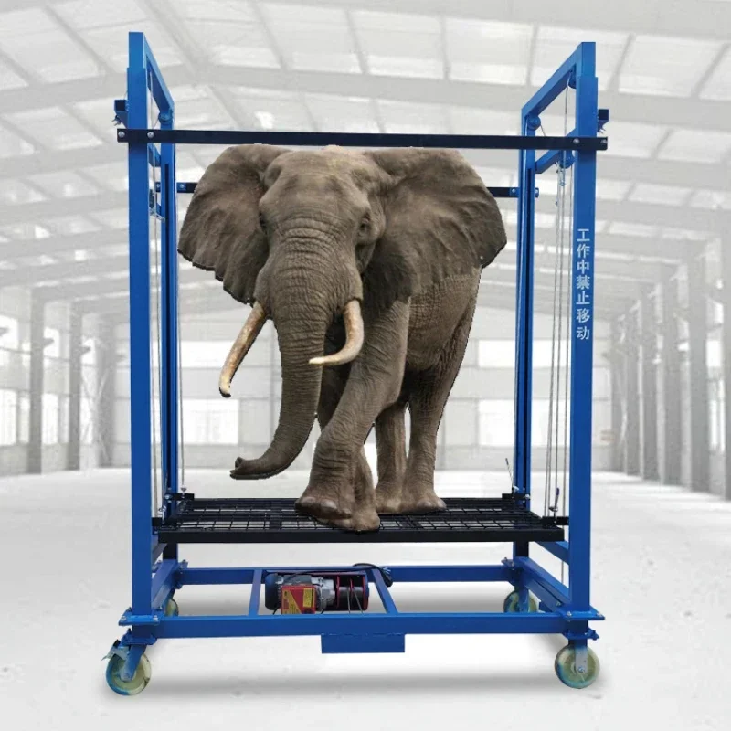 

Подшипник YG 1000 кг, 3 м, 5 м, 6 м, Мобильный складной подъемник с дистанционным управлением, внешняя Строительная грузовая подъемная платформа