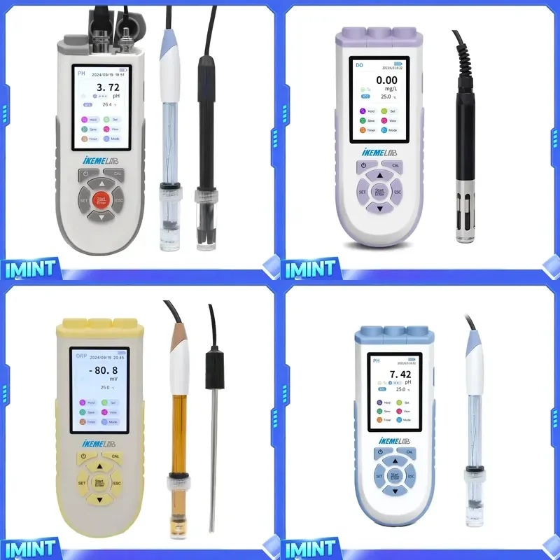 IKEME Multi-parameter Water Quality Ph Tester Electrical Conductivity Salinity Portable DO Meter Dissolved