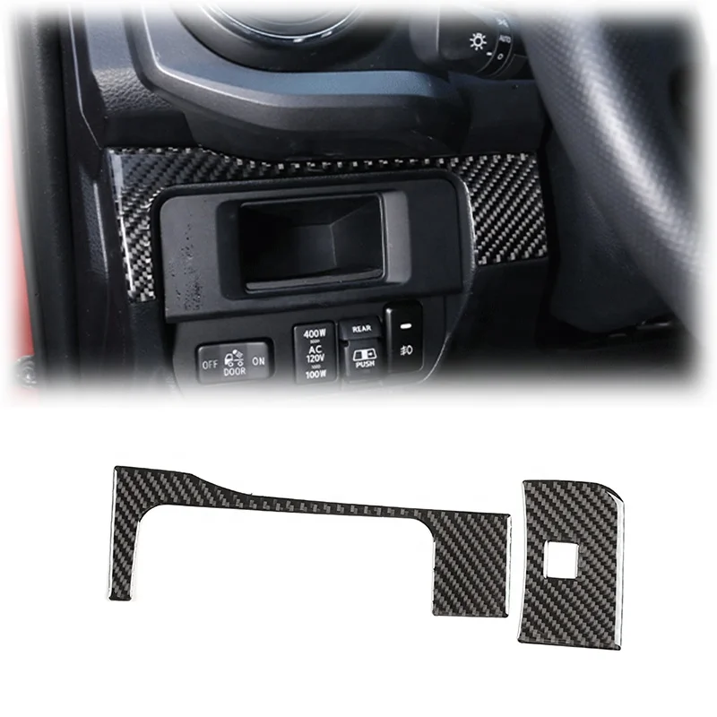 

Flying Wing Carbon Fiber Steering Wheel Both Sides Under Dashboard Cover Sticker For TACOMA 2016-2023 Interior Kits
