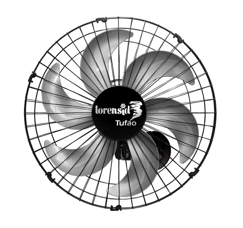 50cm Tufao Black Bivolt Lorensid Wall Fan