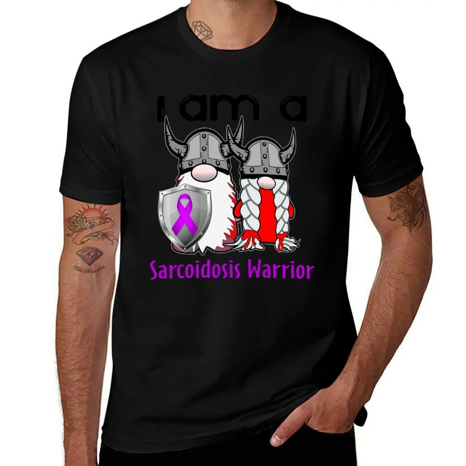 I Am A Sarcoidosis Warrior Support Sarcoidosis Fighter Gift T-Shirt Water Resistant Casual T-Shirt