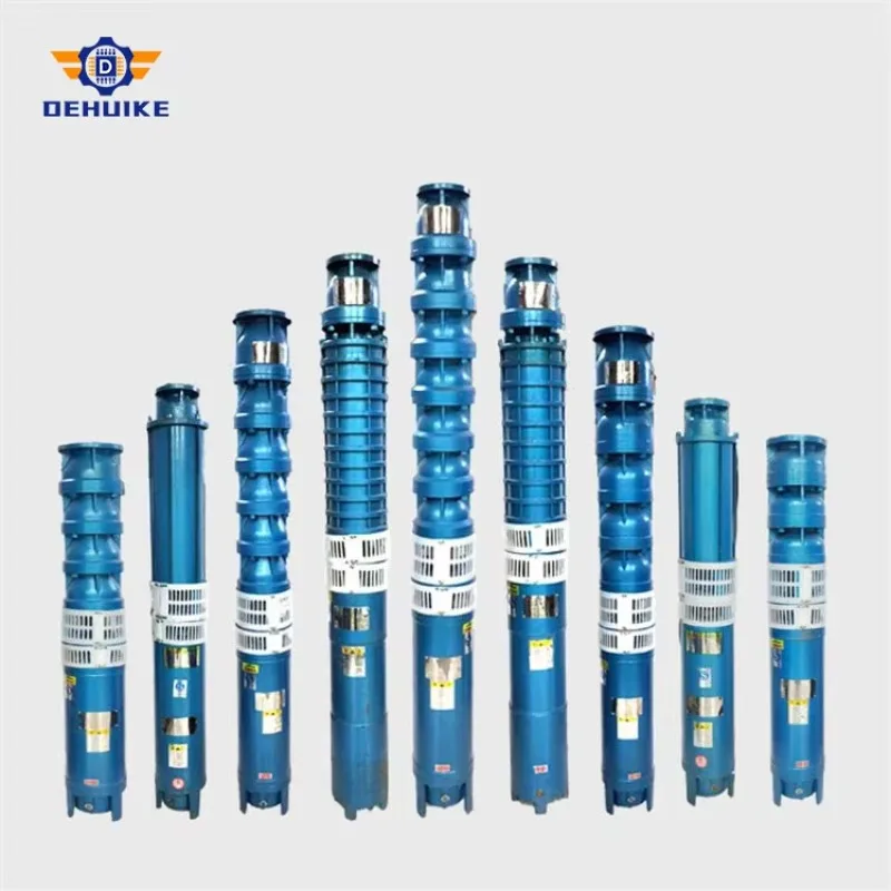 High Flow Rate Centrifugal Industrial Commercial Imme Electric Submersible Bole Hole Raw Water Pumping Machine Pump