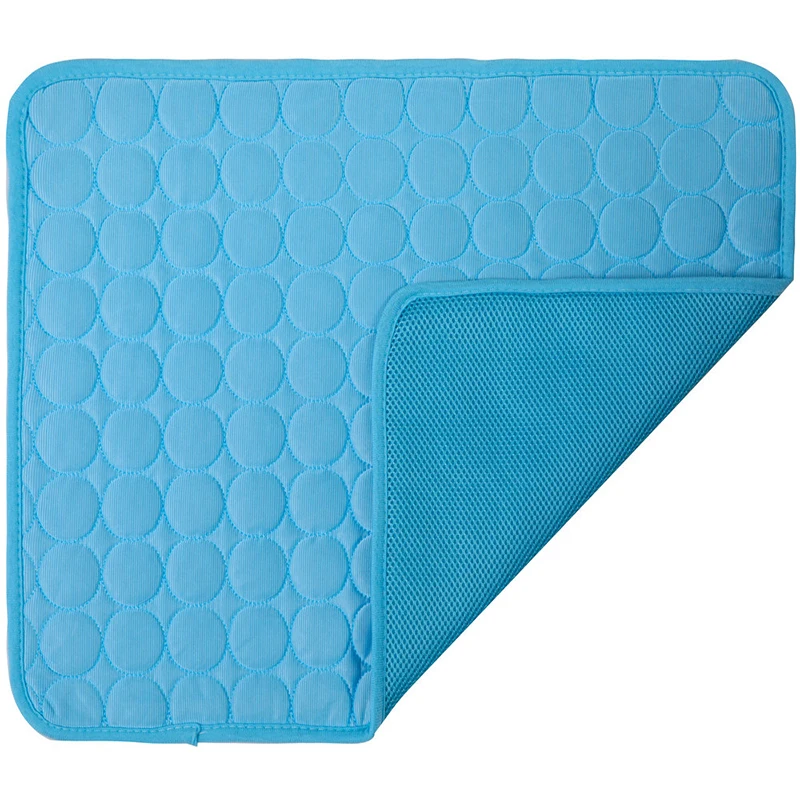 Pet Cooling Mat Dog Cat Sleeping Pad Cool Ice Silk Moisture-proof Mattress Cushion Summer Small Animal Cold  bed