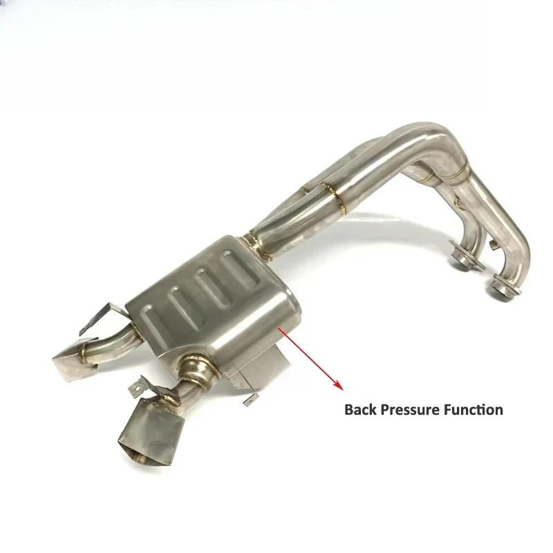 Teentop Motorcycle Exhaust System Stainless  Exhaust Header  for Aprilia RS660/Tuono660 Exhaust Front Pipe