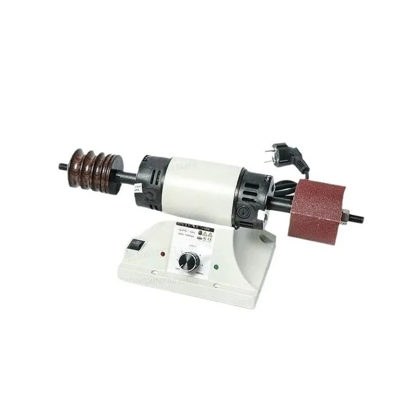For Small Leather Grinding and Polishing Machine, Desktop Manual Leather Edging Machine, Polishing Tool Side