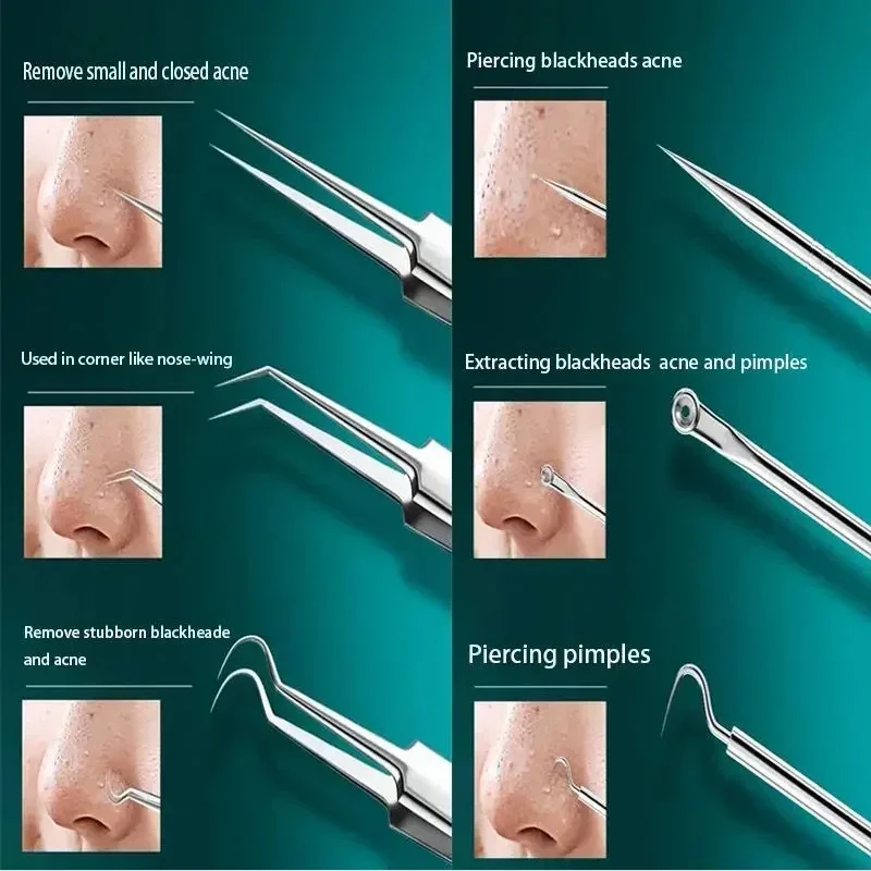Pinça Profissional para Sobrancelhas Femininas e Masculinas, Aparador de Barba e Cílios, Removedor de Pelos em Aço Inoxidável para Rosto e Maquiagem