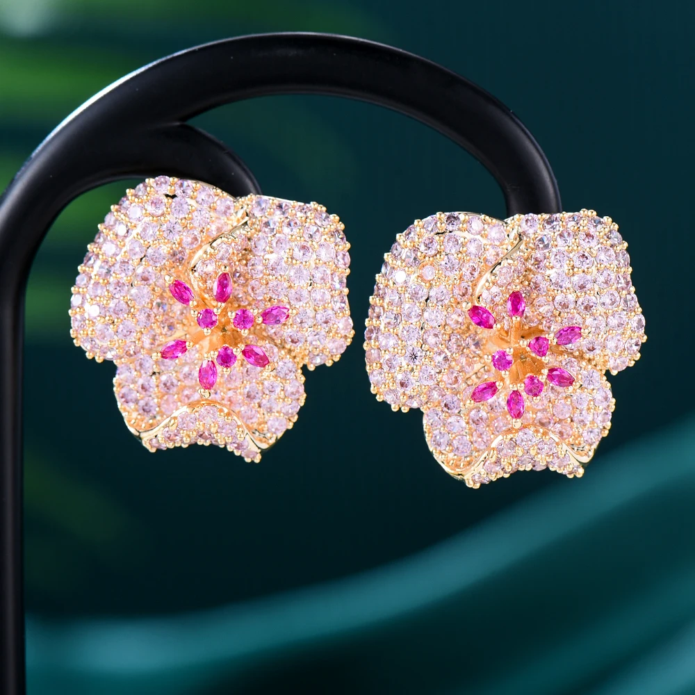 

Missvikki New Luxury Korea East Gate Retro Baroque Water Drill Ear Ring 2022 New Personality Exaggerated Silver Needle Earrings