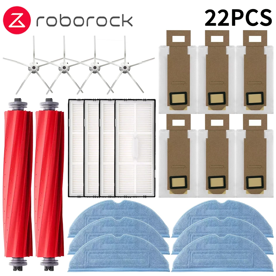 Roborock S7 S70 S7 Plus T7S T7S Plus Roboter Staubsauger Zubehör Hauptbürste Hepa-Filter Mops Staubbeutel Ersatzteile