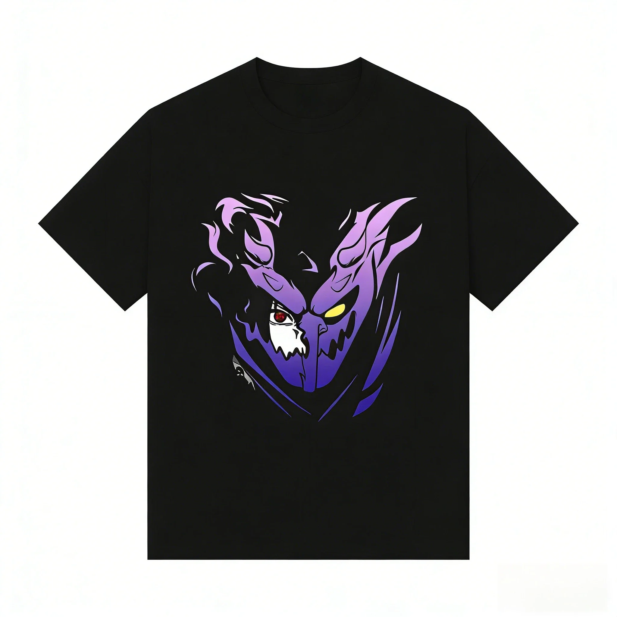 

Dark Anime Graphic Tee Unisex Crewneck Cotton T-Shirt Short Sleeve Casual Trip Wear