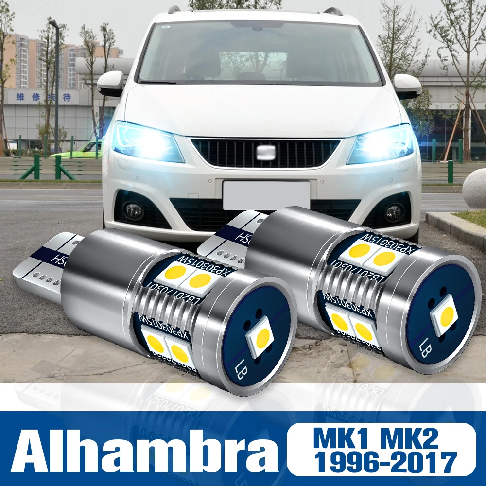 

2x LED Clearance Light Bulb Parking Lamp Accessories Canbus For Seat Alhambra MK1 7V MK2 1996-2017 2008 2009 2010 2011 2012 2013