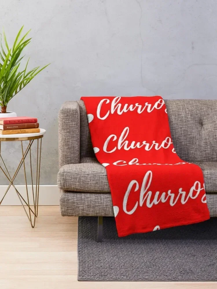 Churros Mexican food lover Throw Blanket Soft Big Plaid on the sofa cosplay anime Blankets