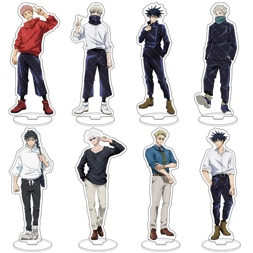 Anime Stand Model Itadori Fushiguro Gojo Sukuna Nanami Yuta Acrylic Stand Desk Decor Props Collection Anime Gifts