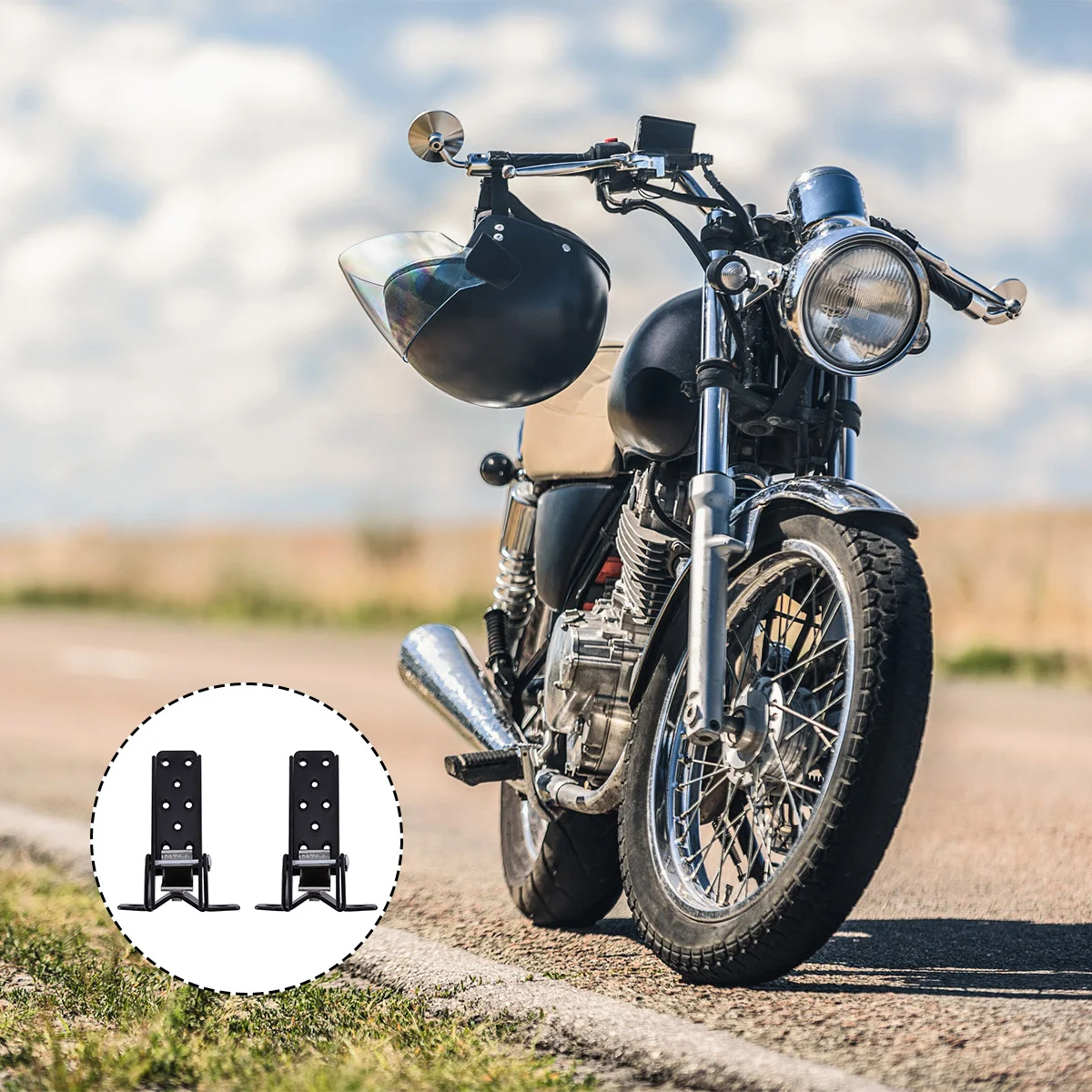 

1Pair Motorcycle Footrest Foldable Foot Pegs Comfortable Stylish Design Front Rear Mounting Motorcycle Foldable Foot Peg