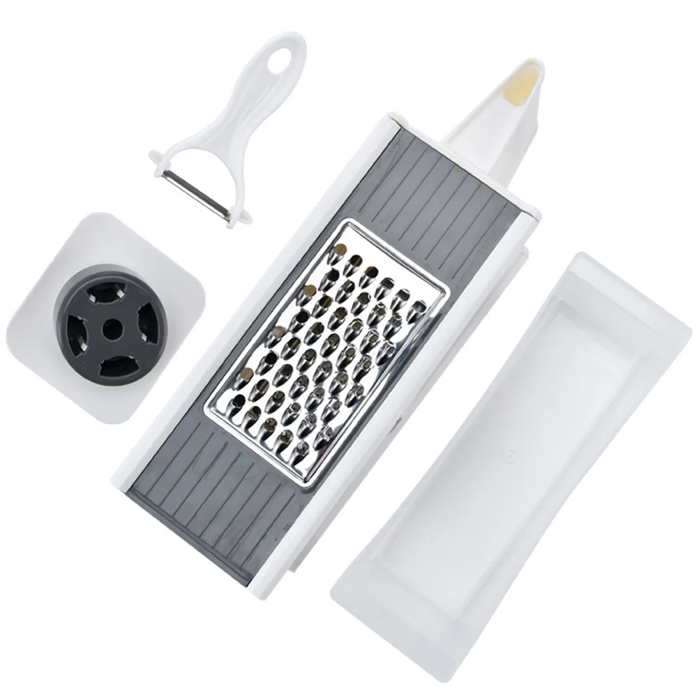 

1Pcs Vegetable Grater Multifunctional 5-in-1 Potato Cutter Assorted Color Stainless Steel ABS Kitchen Shredder Potato Grater