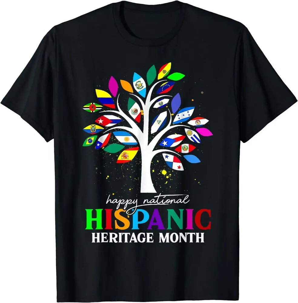 NEW LIMITED Hispanic Heritage Month Decoration Portuguese Traditional T-ShirtAnime Costume Cotton Short Sleeve