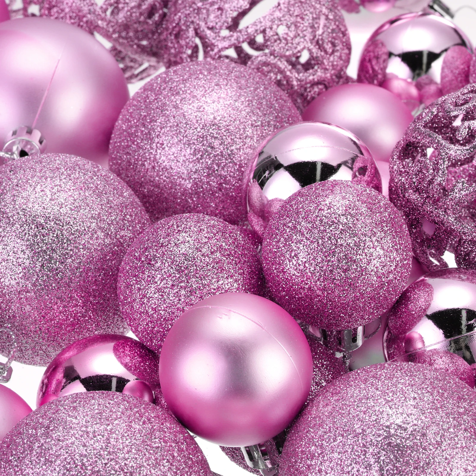 100個 クリスマスボールオーナメント クリスマスツリーデコレーションボール 3/4/6cm パーティーデコレーション 結婚式 ホリデー クリスマスデコレーション用