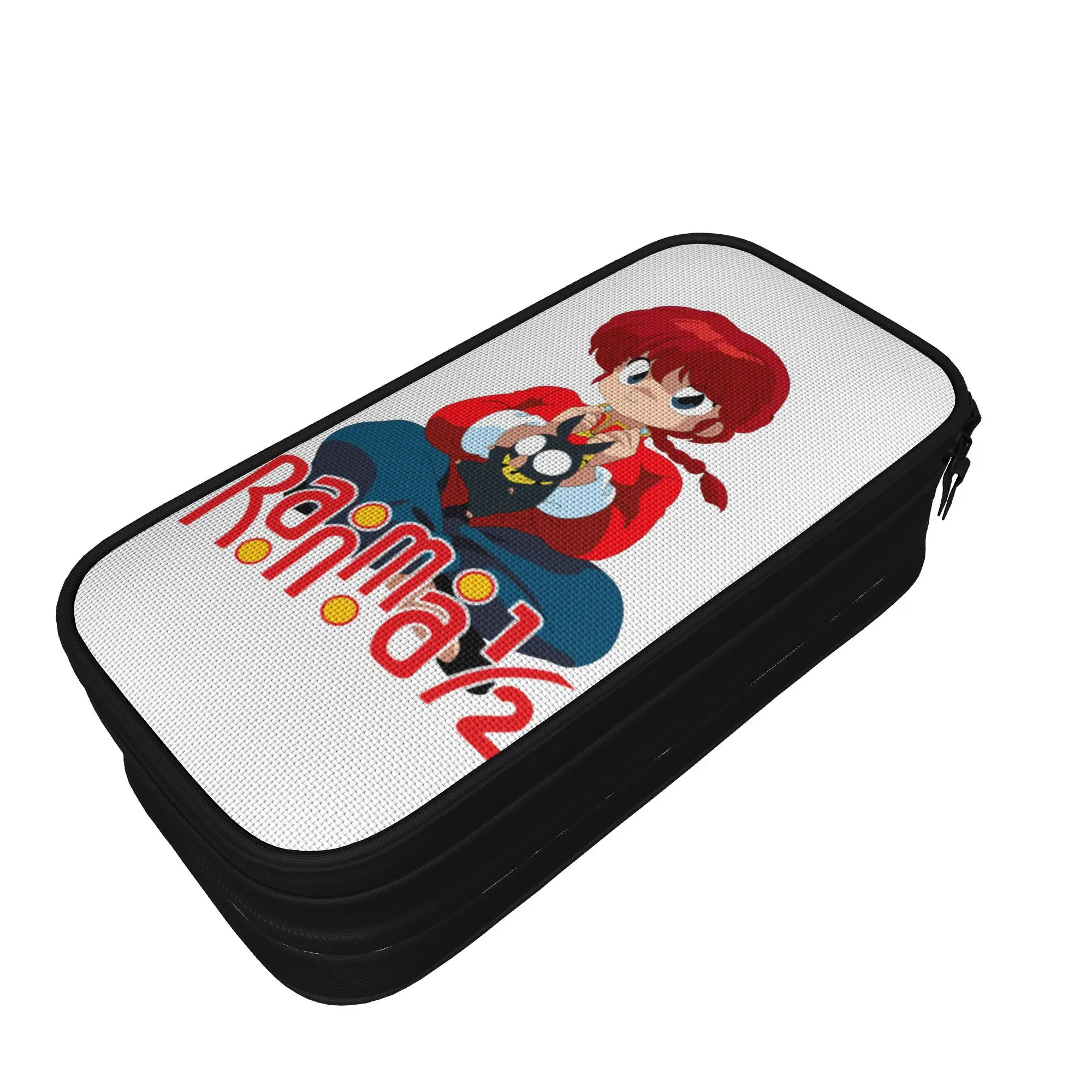 Estuches para lápices Ranma 12, bonitos estuches de anime y manga Akane Ryoga Rumiko Panda, bolsas para lápices para niñas y niños, estuches de gran capacidad para oficina, regalos