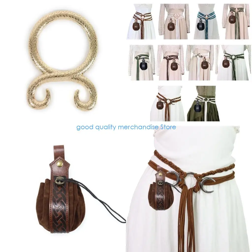 

Y5JD Средневековый костюмный пояс с соответствующим набором на талии с тиснением для вечеринок косплея