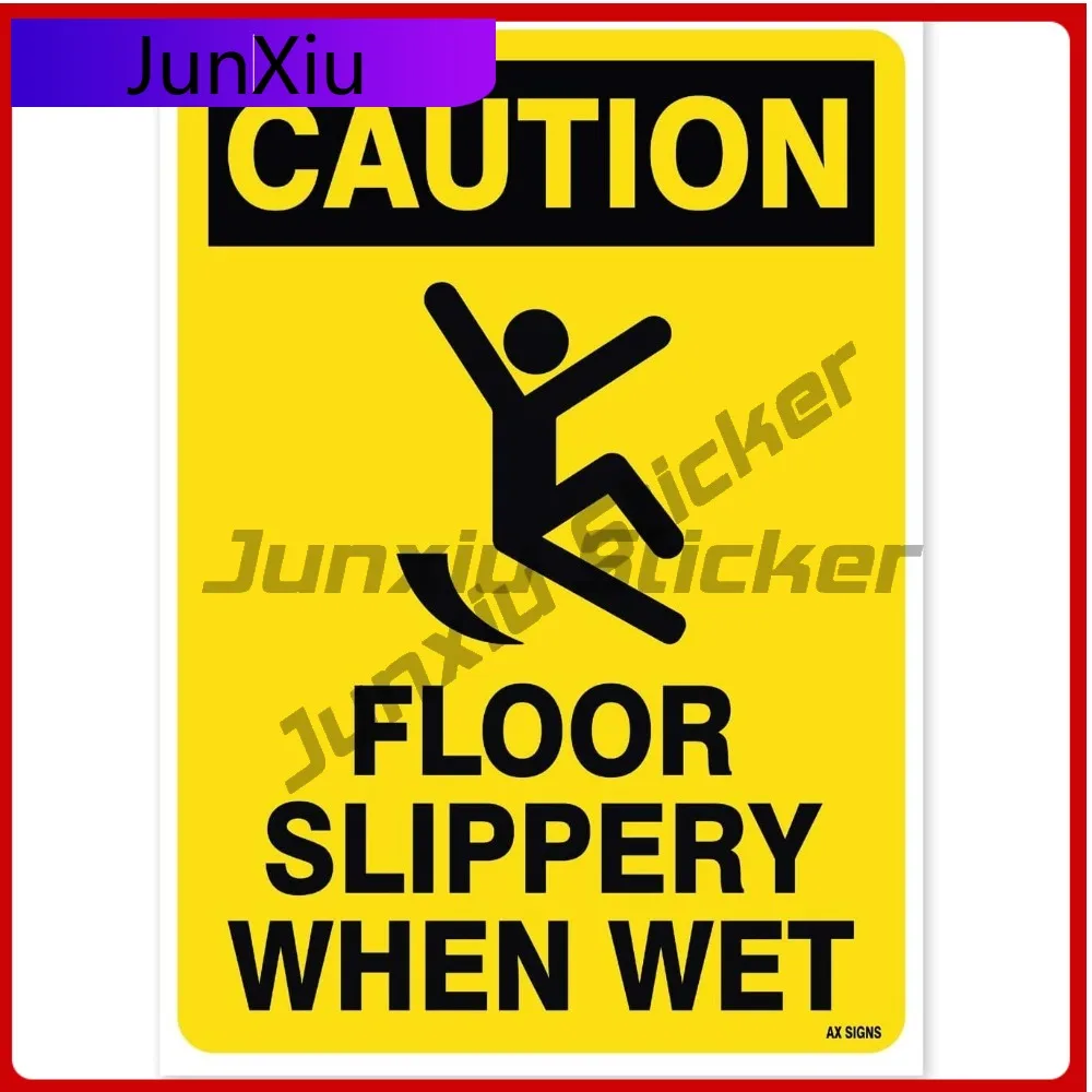 

AX Signs Caution: Floor Unique Car Laptop Window Camper Van Camper Van Vinyl Decal Accessory Cute Aesthetic Cool Vintage