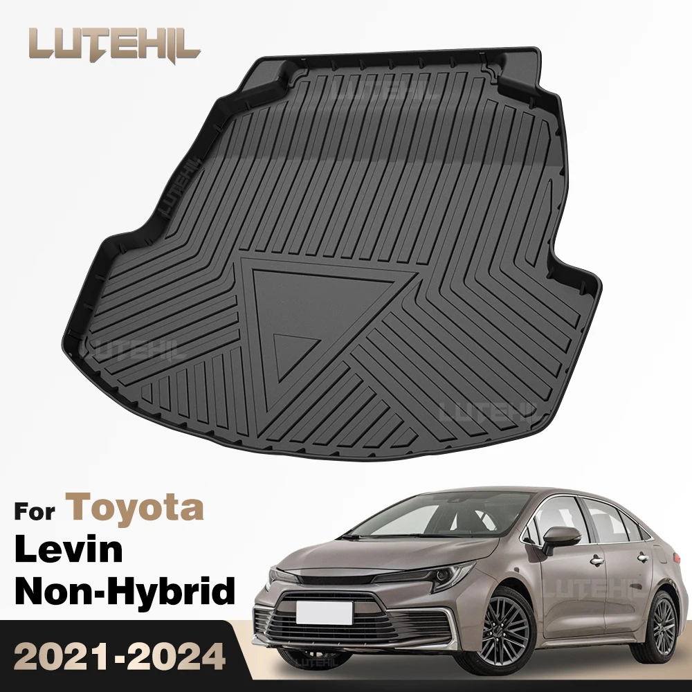 

Для Toyota Levin (без гибридной версии) 2021-2024, 2022, 2023: Коврик в багажник из TPE, защитный вкладыш, водонепроницаемые аксессуары