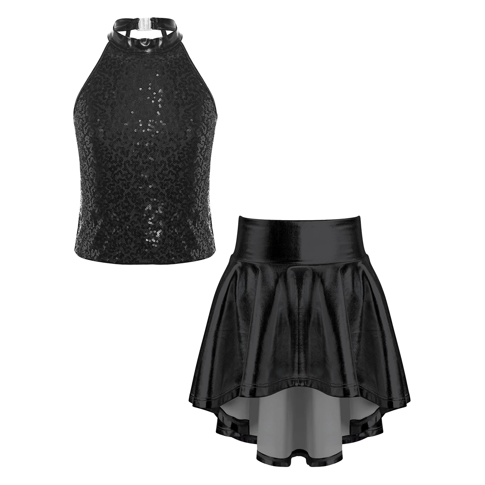 Costume de danse Jazz pour salle de bal, veste de danse de rue brillante à paillettes roses, Costume de spectacle sur scène pour la journée des enfants