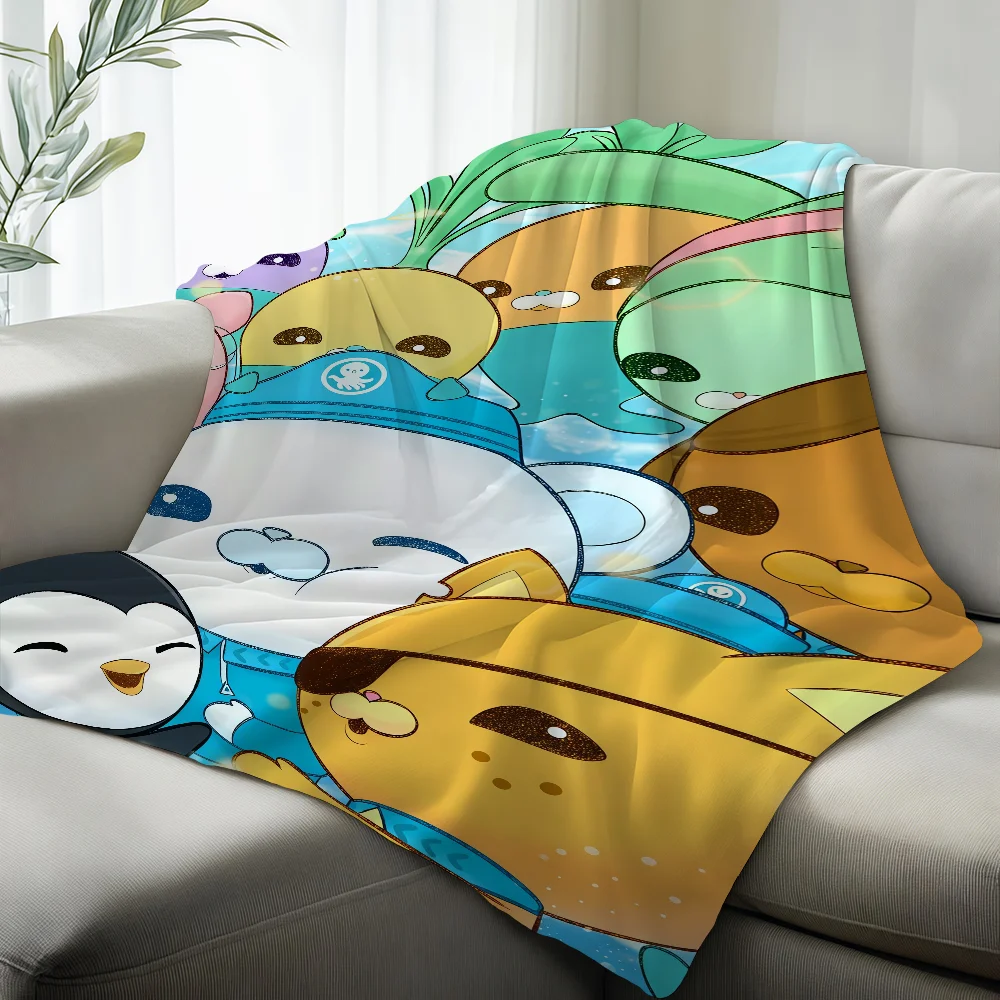 The O-octonauts Cute Cartoon Blanket Suitable For Sofas Beds Offices Cars Outdoor Travel An Ideal Gift For Friends Family