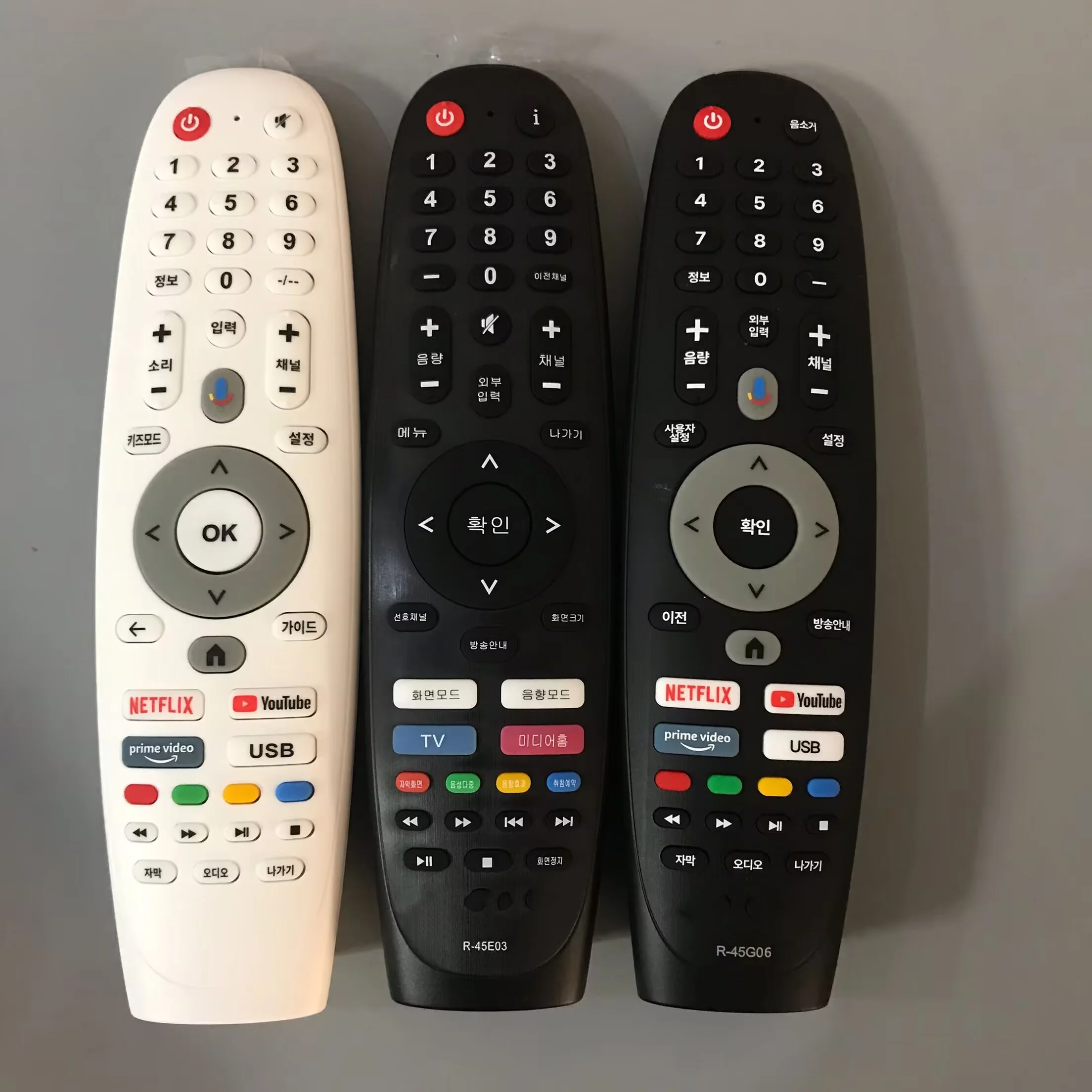 Replacement TV Remote Control For DW Summus R‑45E03 R‑45G06 Smart TV With Netflix YouTube Prime Video Hot Keys Korean Buttons