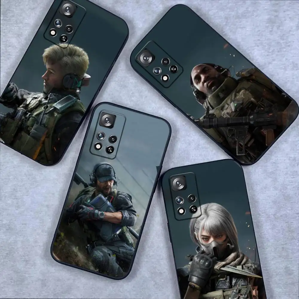 

Delta Force Hawk Ops Phone Case For Samsung S 25,24,23,22,30,21,10,9,Ultra,Plus,Lite,FE,4,5G Black Soft Case