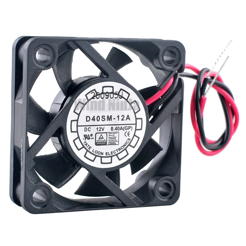 

D40SM-12A 4cm 40mm fan 40x40x10mm DC12V 0.40A 7200rpm High speed cooling fan for printer power supply