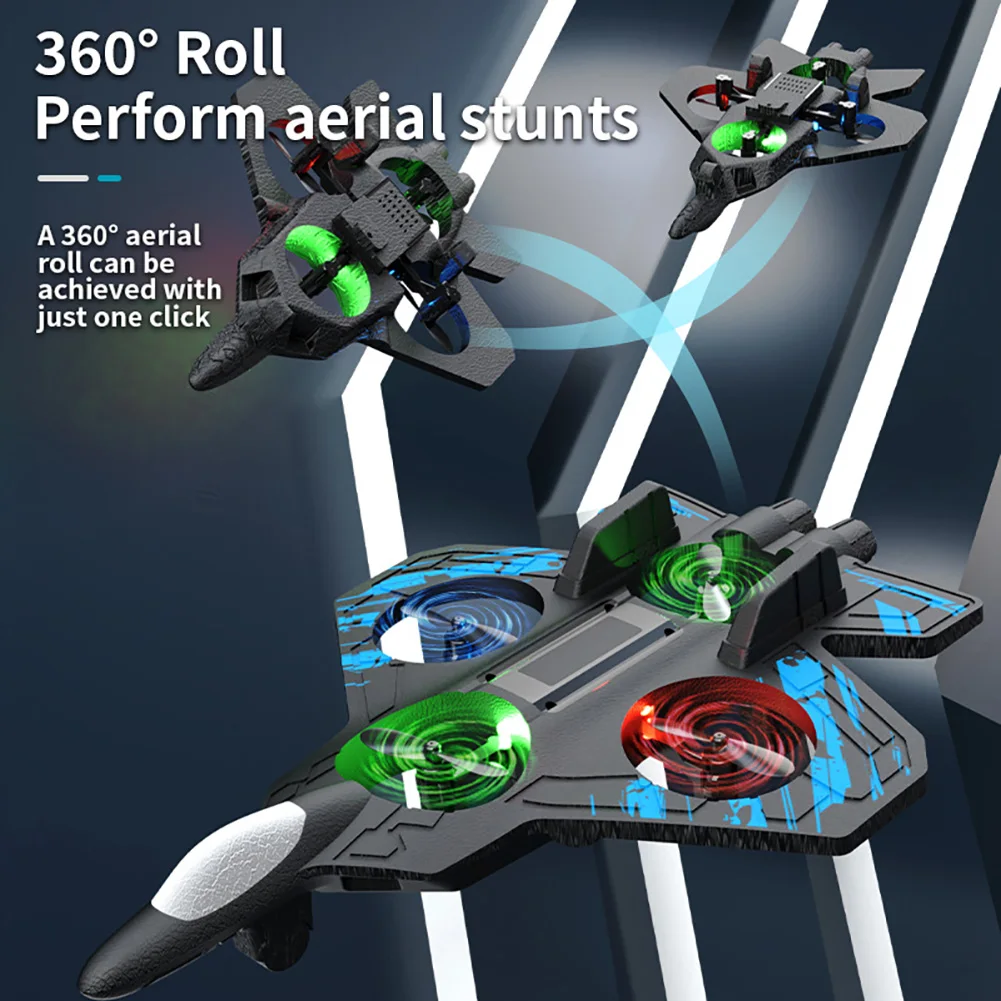 Giocattolo volante aliante Rc con aereo a getto leggero 2.4G EPP Stunt telecomando aereo da combattimento in schiuma giocattoli per ragazzi regali di compleanno per bambini