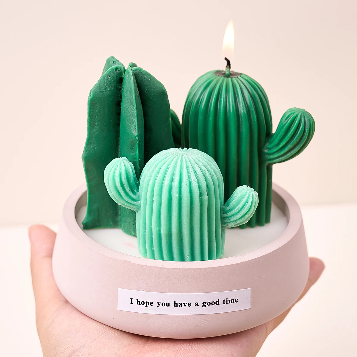 3D Cactus Silicone Candle Mold DIY Emulation Succulent Plants Handmade Soap Plaster Crafts Epoxy Casting Mold Cake Baking Tools