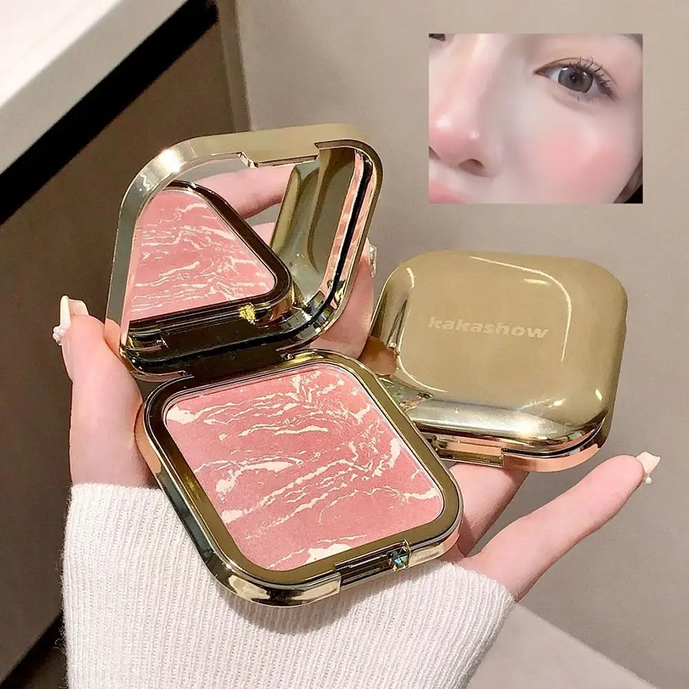 Water Light Peach Gradient Baked Blush Blush Milk Pink Cream Waterproof Brighten Natural Makeup Cheek Tint Contouring Face N5P1