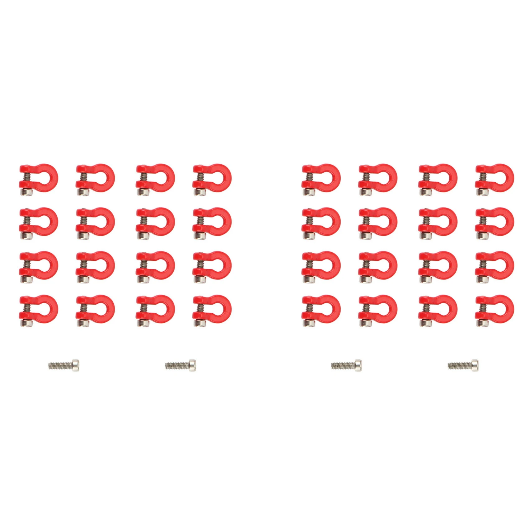 

B49B-32 шт. металлический бампер, крюк для прицепа, буксировочная скоба, спасательный крюк для 1/24 RC гусеничного автомобиля, осевой SCX24, обновленные детали, аксессуары