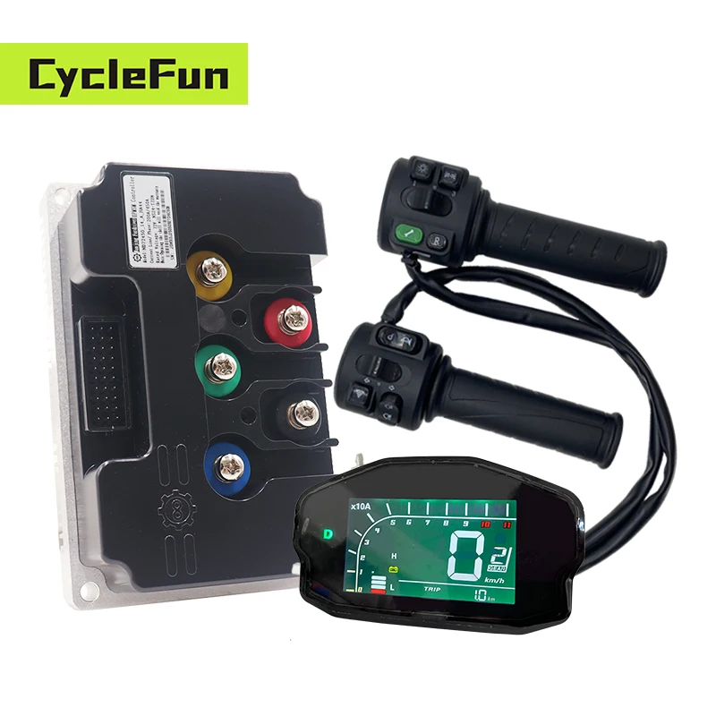 

FarDriver Phase 450A ND72450 Far Driver Controller With DKD YXT Display Screen and Throttle Electric Scooter Conversion Kit