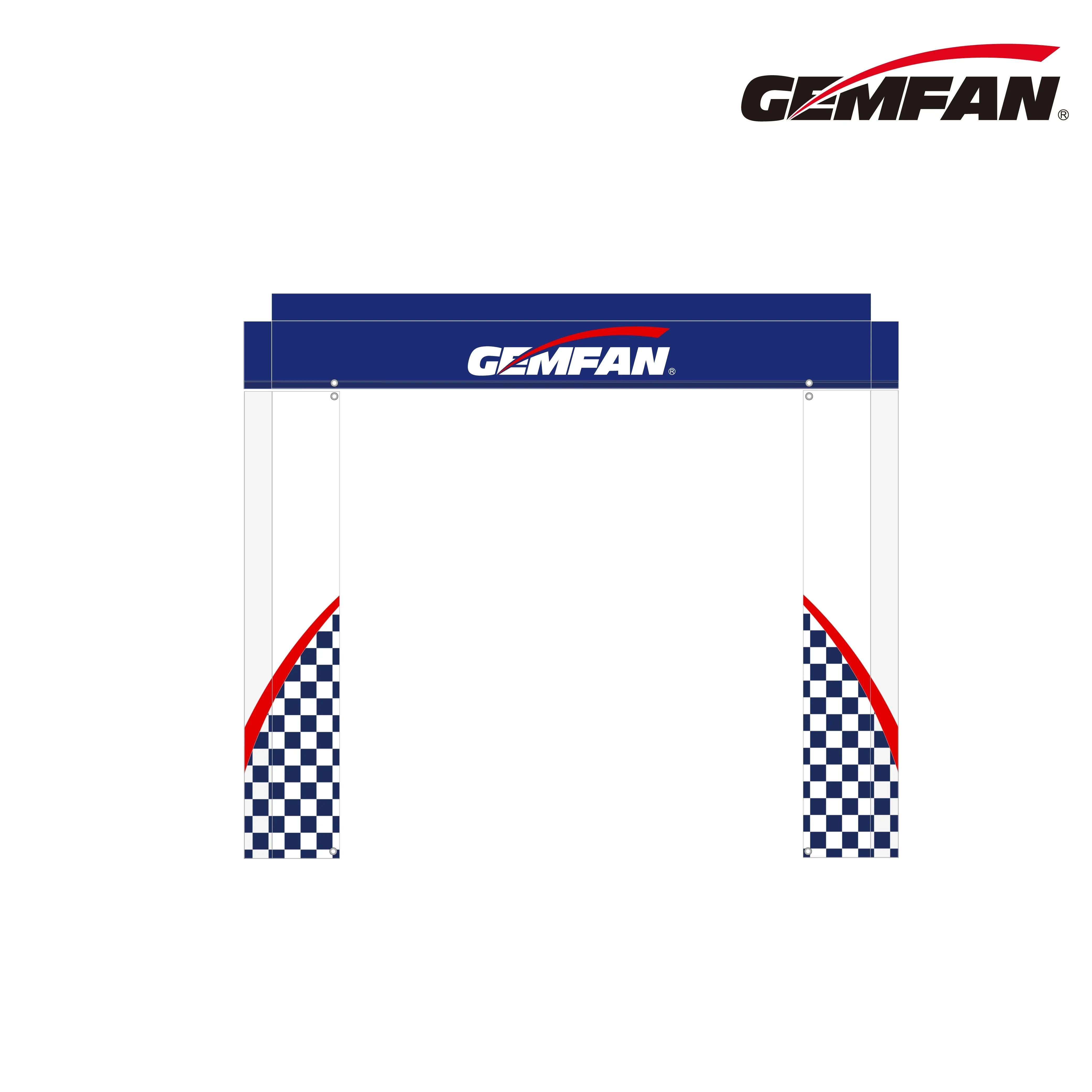 Gemfan 213*183CM 5X5FT FPV Race Gate (Excluding Installation Pipes)