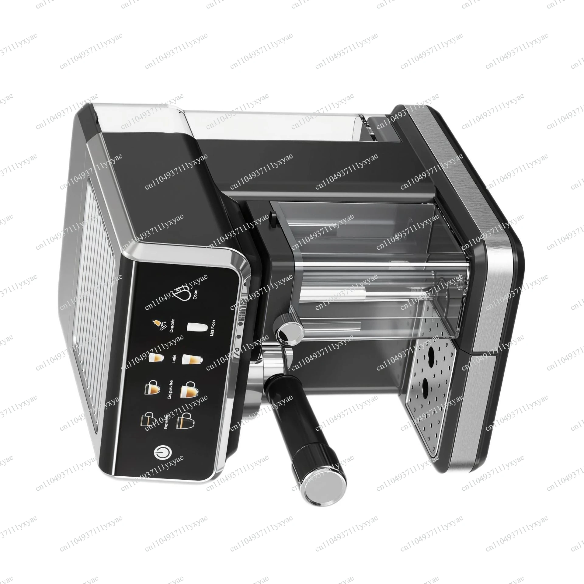 Fully automatic freshly ground milk coffee machine | Italian coffee machine with built-in grinding and milk foam system