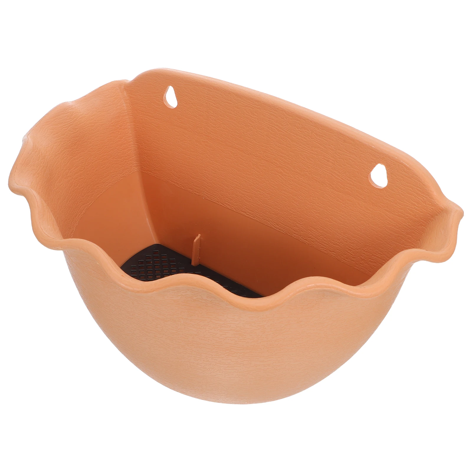 

Semi-circular Wall Hanging Planters Durable Material Wave Style pots Garden Supplies Home Decor Elegant Space