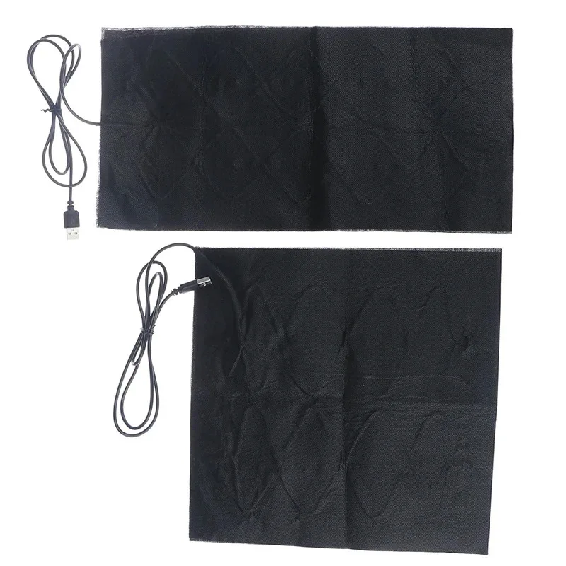 سخان درجة حرارة عالية بالأشعة تحت الحمراء البعيدة USB - مادة ألياف الكربون، وسادة الخصر والركبة على الطراز الكهربائي، مستلزمات التدفئة الدافئة #2