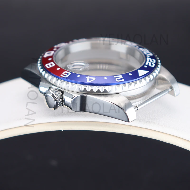 40Mm Horloge Case Gmt-Master Voor Seiko Nh34 Nh35 Nh36/38 Miyota 8215 Eta 2824 Beweging 28.5mm Wijzerplaat Waterdicht Keramische Bezel Insert