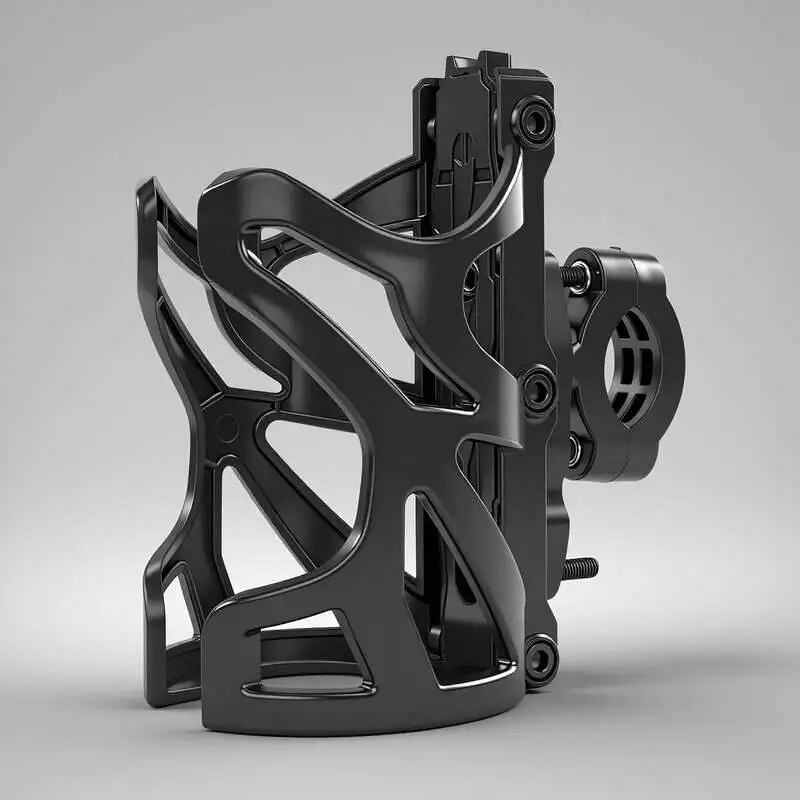 

Держатель для бутылки с водой на руле, прочная ручка, простота установки, большинство мотоциклов, квадроциклов, мотоциклов — подходит для езды на открытом воздухе и