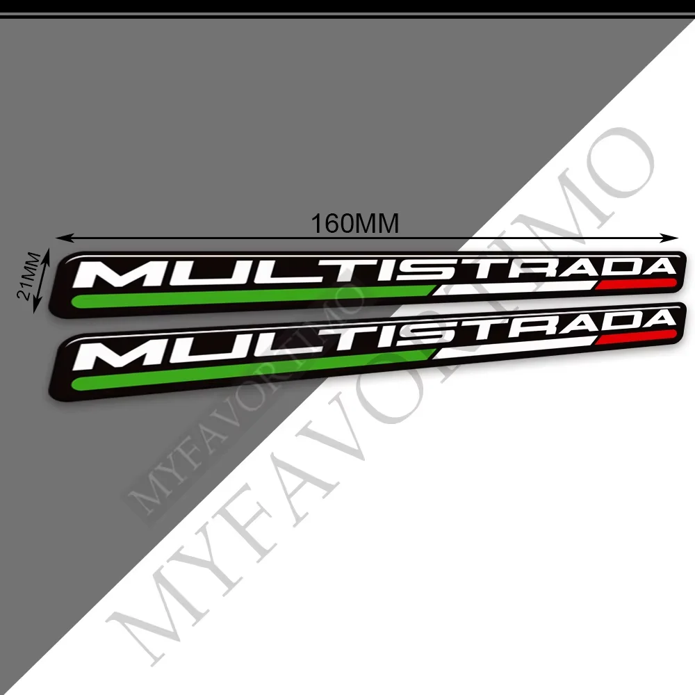 خزان وسادة واقية الأمتعة حالات جذع شعار ملصقات للشعار مائي ل Ducati MULTISTRADA 950 1200 1260S V4 2018 2019 2020 2021
