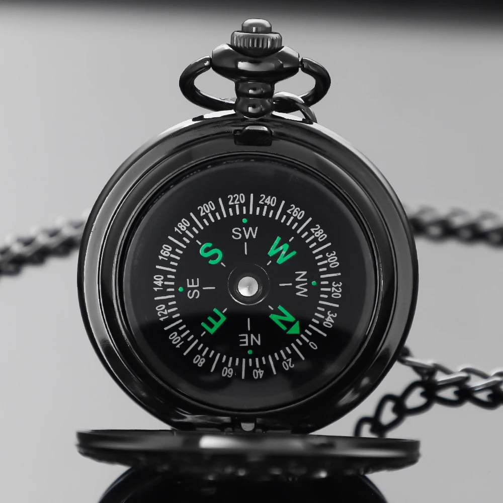 خمر البوصلة ساعة الجيب والعتاد تصميم جوفاء التخييم في الهواء الطلق المشي لمسافات طويلة المحمولة جيب النحاس البوصلة الملاحة النساء الرجال هدية